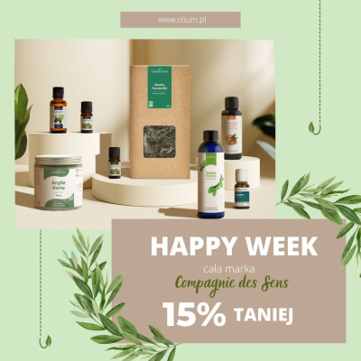 Dla wszystkich szczęśliwych ludzi szczęśliwe okazje od Olium&nbsp;&nbsp;W naszym sklepie trwa HAPPY WEEK, co oznacza, że przy zakupach radości ...