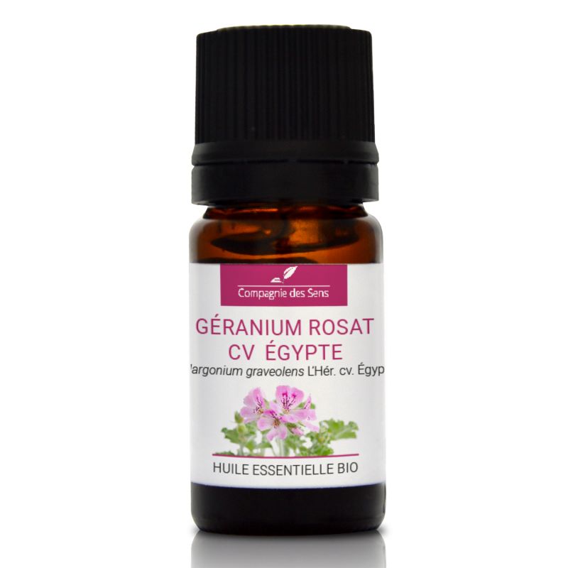 Geranium Rosat z Egiptu - naturalny olejek eteryczny 5 ml