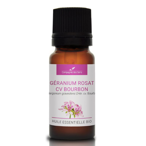 Geranium Rosat z Bourbon - naturalny olejek eteryczny 10 ml