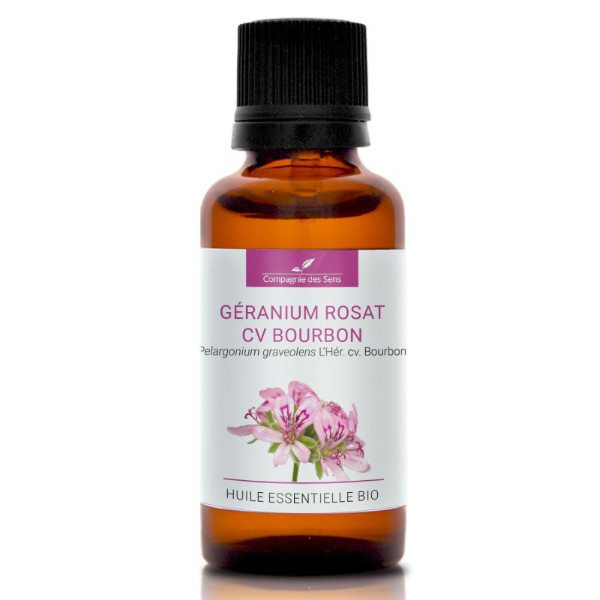 Geranium Rosat z Bourbon - naturalny olejek eteryczny 30 ml, OL134