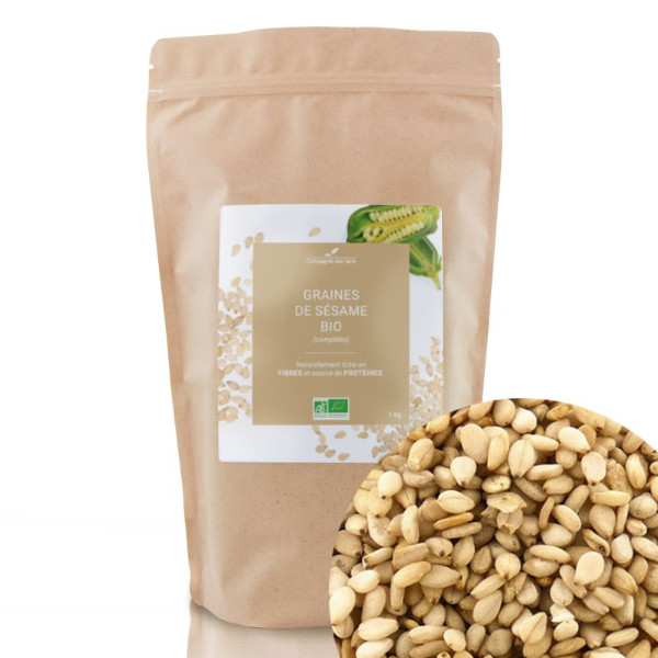 SEZAM NIEŁUSKANY ziarno BIO 1 kg SEZAM NIEŁUSKANY ziarno BIO 1 kg