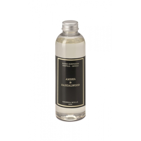 Наполнитель для диффузора Cereria Molla Amber & Sandalwood, амбра и сандал