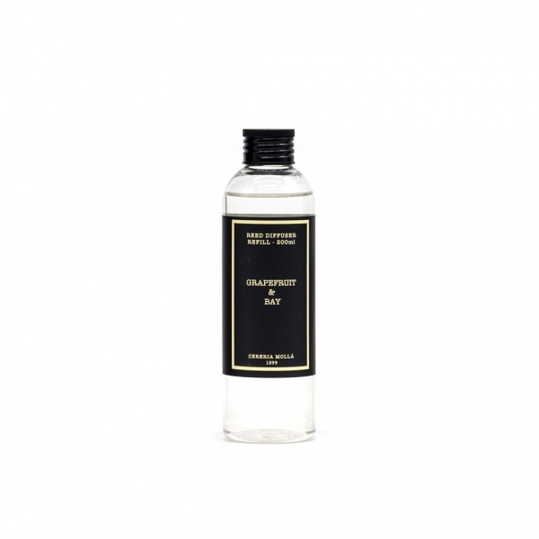 Наполнитель для диффузора Cereria Molla Premium Grapefruit & Bay, грейпфрут и лавр, 200 мл