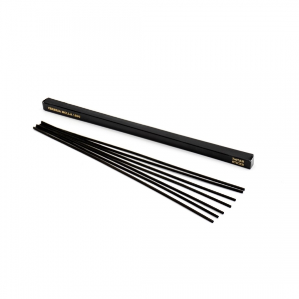 Палочки для диффузора Cereria Molla XL Reed, ротанг, чёрные, 7 шт