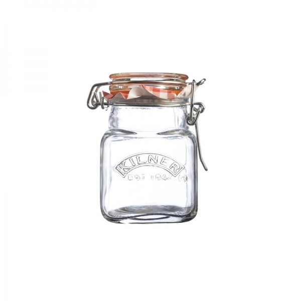 Słoik 0,07 l. Square Clip Top Jar, 0025.460