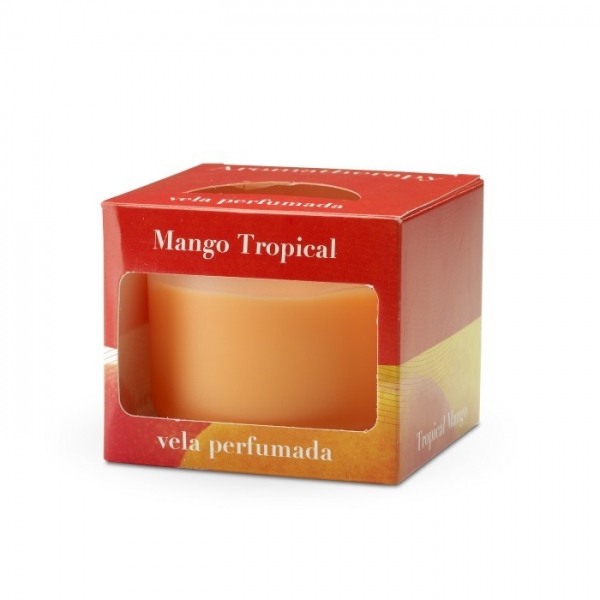 Świeca Cordoba 9x7,5cm Mango, orange, CM-13006