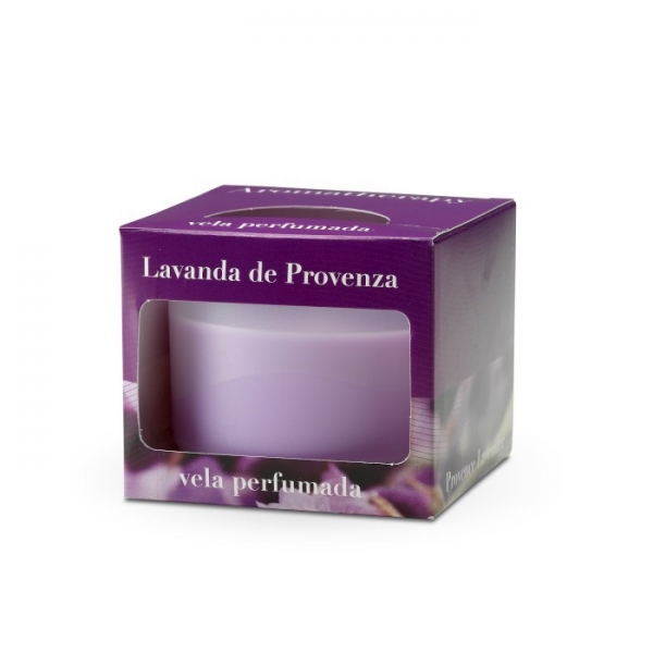 Świeca Cordoba 9x7,5cm Lavender, violet, CM-13007