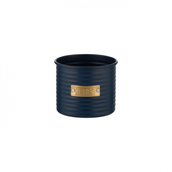Osłonka na doniczkę do ziół granat-navy Otto, 1401.230