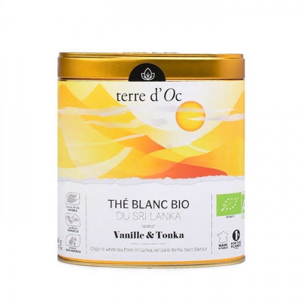 TD-BIO Herbata biała 50g wanilia/tonka White tea, TOTHTBASRI050A