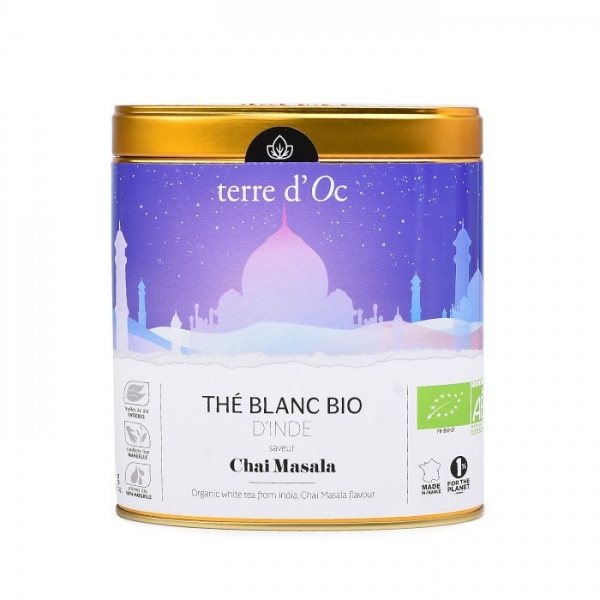 TD-BIO Herbata biała 80g Chai Massala White tea, TOTHTBAIND080A