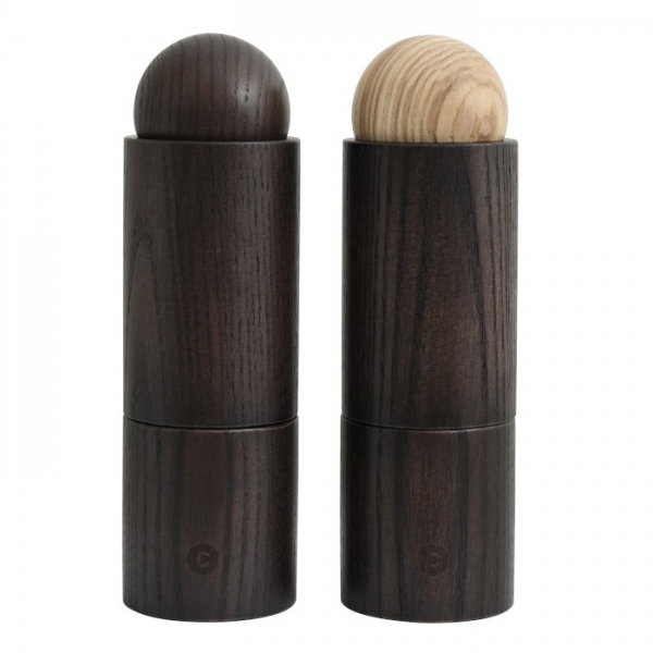 CG-Zestaw 2 młynków drewnianych 18cm, jesion, Aarh, 070350-2073-2PC