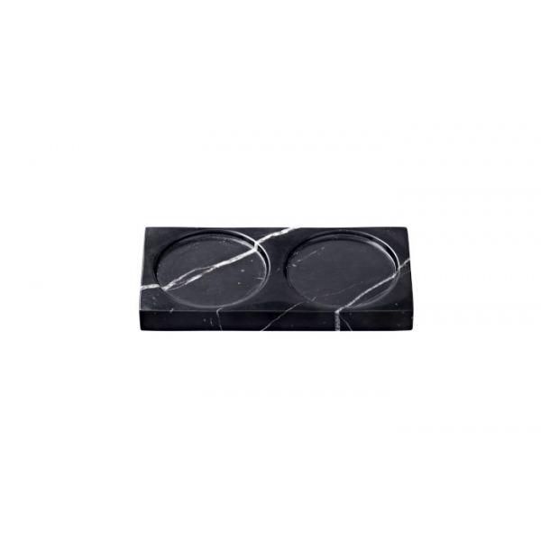 CG-Podstawka marmurowa 15cm pod 2 młynki, orzech, 086001-2098