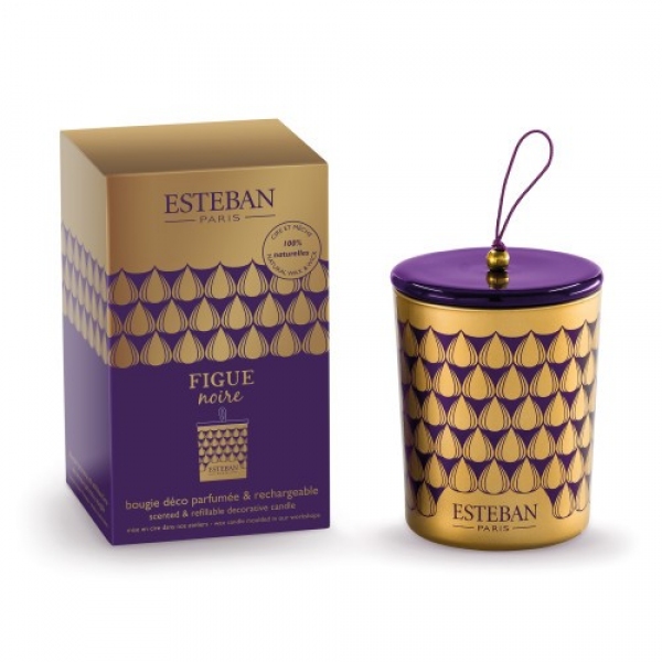 Świeca zapachowa dekoracyjna 180g Figue Noire, FIG-012