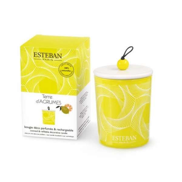 Świeca zapachowa dekoracyjna180g Terre dAgrumes, TEA-009