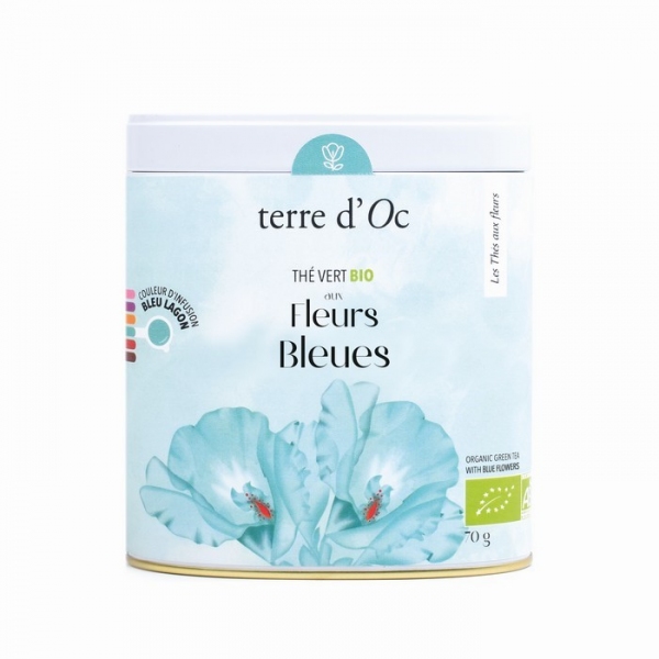TD-BIO Herbata zielona organiczna 70g Niebieskie K, TOTHTFLPPA070A
