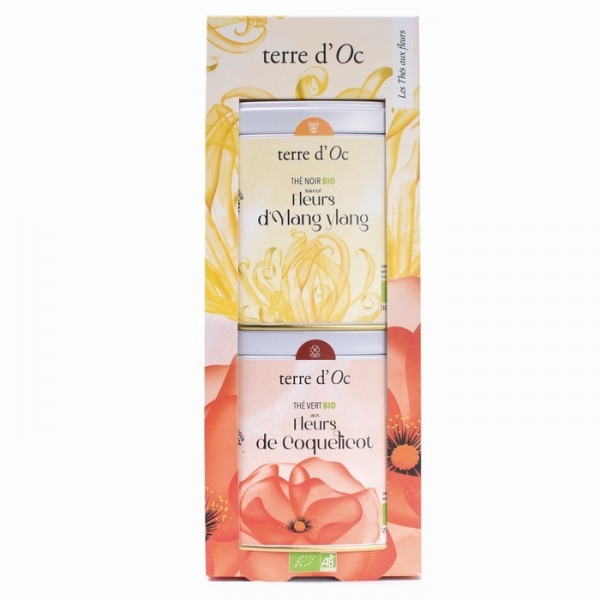 TD-BIO Zestaw 2 herbat organicz. YlangYlang+Poppy, TOTHTFLCOF02A