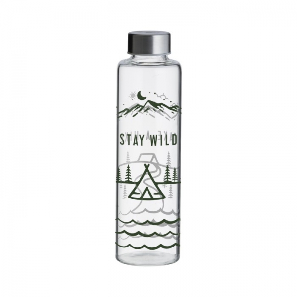 Butelka szklana 0,6l. Stay Wild, Pure, 1401.860