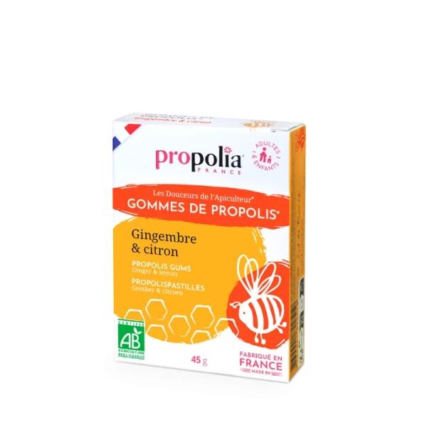 Żelki propolisowe Imbir i Cytryna