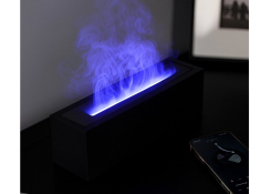 Nawilżacz powietrza dyfuzor aromaterapia lampka led efekt ognia, OL2385