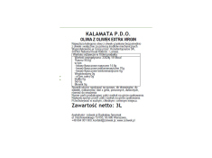KALAMATA P.D.O. Oliwa z oliwek 3L, OL19